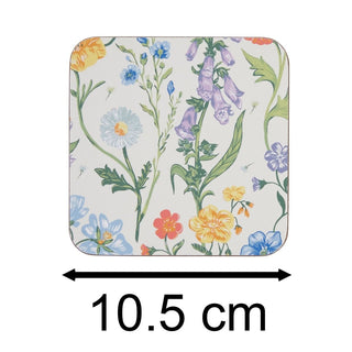 Ulster Weavers Set Of 4 Cottage Garden Coasters | 4 Piece Coaster Set - 10.5cm