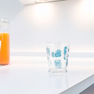 Under the Sea Tumbler Glass | Reusable Tumbler Plastic Drinks Glass - 380ml