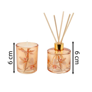 Violet and Iris Candle and Diffuser Set | Floral Scented Candle Gift Set