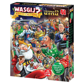Wasgij Advent Calendar Christmas TV Special! 24 x 54 Piece Jigsaw Puzzle