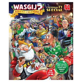 Wasgij Advent Calendar Christmas TV Special! 24 x 54 Piece Jigsaw Puzzle