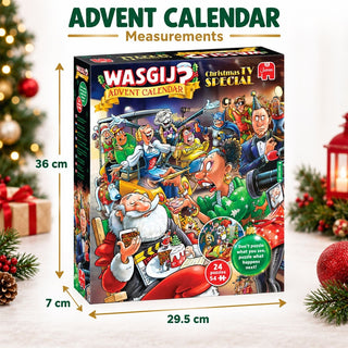 Wasgij Advent Calendar Christmas TV Special! 24 x 54 Piece Jigsaw Puzzle