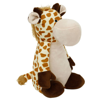 Weighted Fabric Giraffe Door Stop, 25cm Orange Sand Filled Doorstop