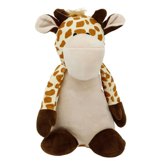 Weighted Fabric Giraffe Door Stop, 25cm Orange Sand Filled Doorstop