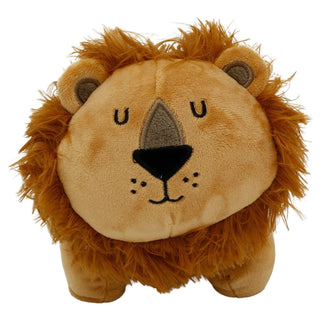 Weighted Fabric Lion Door Stop, 25 cm Decorative Brown Animal Doorstop
