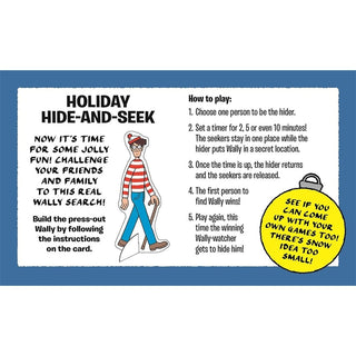 Where's Wally Christmas Advent Calendar Book 24 Book Collection, Search & Find