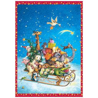 Whizzing Through The Snow Christmas Advent Calendar Traditional Advent Calendar