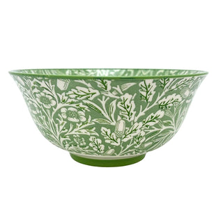 William Morris Acorn Fine China Serving Bowl, 16x7cm Soup Cereal Bowl