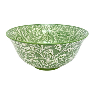 William Morris Acorn Fine China Serving Bowl, 16x7cm Soup Cereal Bowl