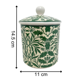 William Morris Acorn Storage Jar, 500ml Ceramic Airtight Kitchen Container