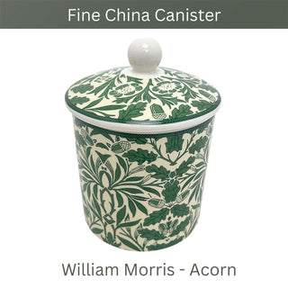 William Morris Acorn Storage Jar, 500ml Ceramic Airtight Kitchen Container