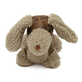 Winnie Dachshund Doorstop | Faux Leather Novelty Sausage Dog Door Stop - 33cm