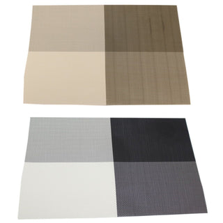 Wipe Clean PVC Woven Dining Table Place Mat Single