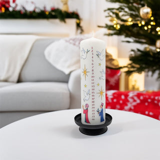 Wise Men Christmas Advent Candle | Christmas Calendar Pillar Candle - 20cm
