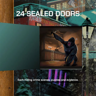 Wreck the Halls Crime Solving Christmas Advent Calendar, Escape Room Puzzles