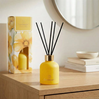 Yellow Flowers Reed Diffuser | 100ml Floral Home Fragrance Oil Diffuser