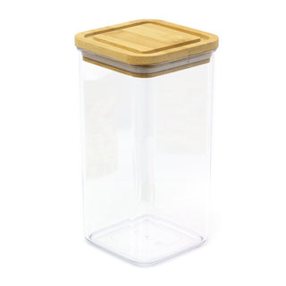 19.5 x 10cm Stackable Airtight Food Storage Container | Kitchen Food Storage Jar With Lid | Plastic Food Storage Container Kitchen Jar With Lid -1100ml