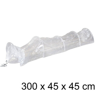 3m Garden Greenhouse Tunnel | Outdoor Polytunnel Cloche Protective Plant Cover