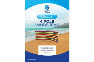 4 Pole Beach Windbreaker | Camping Windbreak Windshield For Beach | Wind Shield Beach Screen