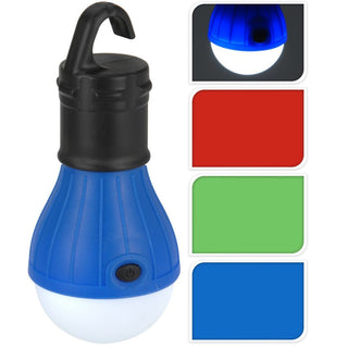 Battery Operated LED Camping Lantern Light Bulb Packs | Camping Lights For Tents Outdoor Garden Lights | Tent Hanging Lanterns - Colour Varies