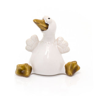 Ceramic Duck Ornament Duck Statue | Mini Duck Figurine Statue | Bird Sculpture Duck Decorations