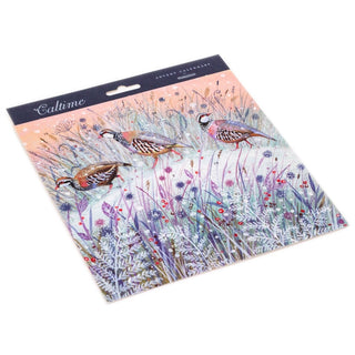 Christmas Advent Calendar 3 Partridges | Bird Advent Calendar Traditional Advent Calendar | Picture Advent Calendar Paper Advent Calendar