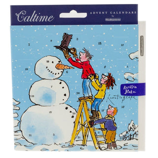 Christmas Advent Calendar The Snowman | Cartoon Advent Calendar Card And Envelope Picture Advent Calendar | Paper Advent Calendar - 16cm