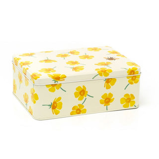 Emma Bridgewater Buttercups Rectangle Storage Tin | Biscuit Treat Storage Tin