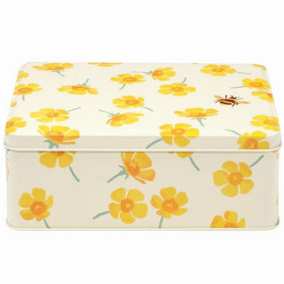 Emma Bridgewater Buttercups Rectangle Storage Tin | Biscuit Treat Storage Tin