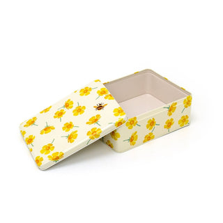 Emma Bridgewater Buttercups Rectangle Storage Tin | Biscuit Treat Storage Tin