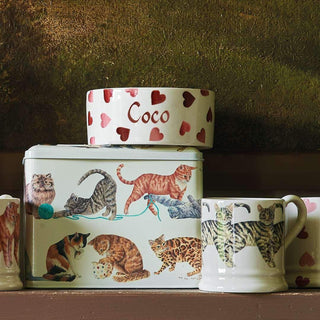 Emma Bridgewater - Cats Rectangle Tin Caddy | Kitchen Canister Storage Caddy Tin