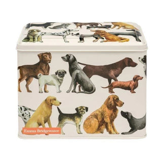 Emma Bridgewater - Dogs Rectangle Tin Caddy | Kitchen Canister Storage Caddy Tin