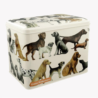 Emma Bridgewater - Dogs Rectangle Tin Caddy | Kitchen Canister Storage Caddy Tin