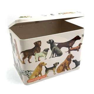 Emma Bridgewater - Dogs Rectangle Tin Caddy | Kitchen Canister Storage Caddy Tin