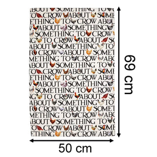 Emma Bridgewater Hen & Toast Tea Towel | Decorative Kitchen Cotton Tea Towel