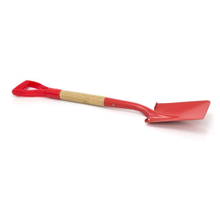 Extra Large 29Inch Garden Beach Metal Spade - Giant Wooden Handled Metal Sand Shovel For Kids ~ Colours Vary
