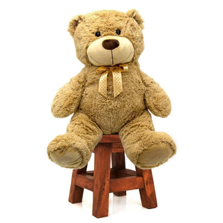 Extra Large 80Cm Super Cuddly Plush Giant Sitting Teddy Bear Soft Toy - Cookie