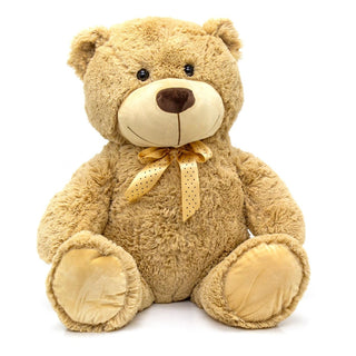 Extra Large 80Cm Super Cuddly Plush Giant Sitting Teddy Bear Soft Toy - Cookie