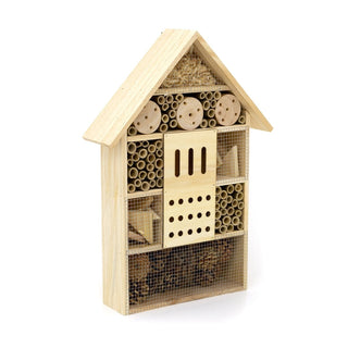 Extra Large Wooden Insect Hotel Wooden Insect House | Garden Bug Bee Hotel Nesting Habitat For Bees, Butterflies, Ladybirds | Bug House For Garden