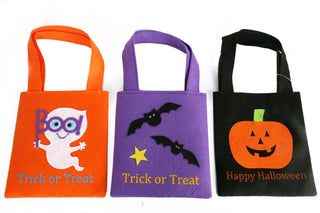 Felt Halloween Trick Or Treat Bag For Candy Sweets ~ Design Vary