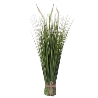 Freestanding Artificial Floral Grass Bouquet | Decorative Faux Grass Spray 60cm