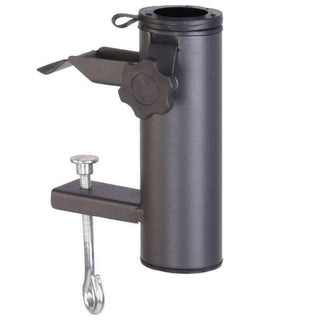 Grey Metal Balcony Umbrella Clamp | Parasol Holder For Balcony Railings