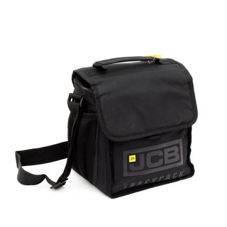 JCB Black Insulated Mens Lunch Bag | Adult Lunch Bag With Bottle Holder