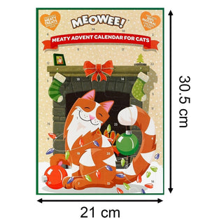 Meaty Treats Christmas Advent Calendar For Cats | Cat Pet Xmas Advent Calendar