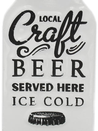 Metal Wall Mounted Beer Bottle Opener With Cap Catcher Home Bar Drinks Accessory - Craft Beer