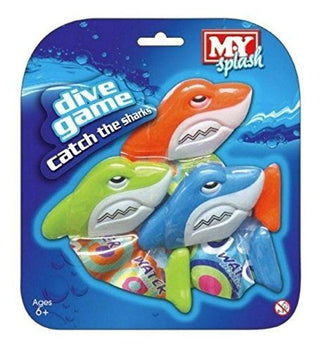 MY Splash Dive Game Catch The Sharks Diving Sinking Swimming Pool Toy
