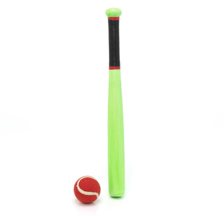 Neon V12 Sport Children's Wooden Rounders Bat And Ball | Baseball Bat Set For Kids | Family Rounders Set Garden Outdoor Games - Colour Varies One Supplied