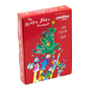 Pack Of 20 Quentin Blake Charity Christmas Cards Childline NSPCC Christmas Cards
