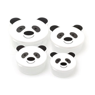 Set Of 4 Children's Animal Snack Pots | Kids Nesting Snack Containers