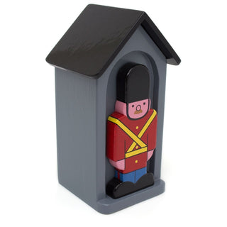 Soldier Sentry Box Money Box | Childrens Wooden Money Box | Piggy Bank, Saving Pot for Kids Room or Nursery Decor - Hand made in UK